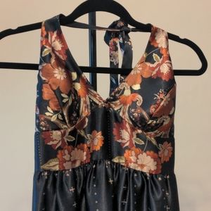 Forever unique satiny boho dress